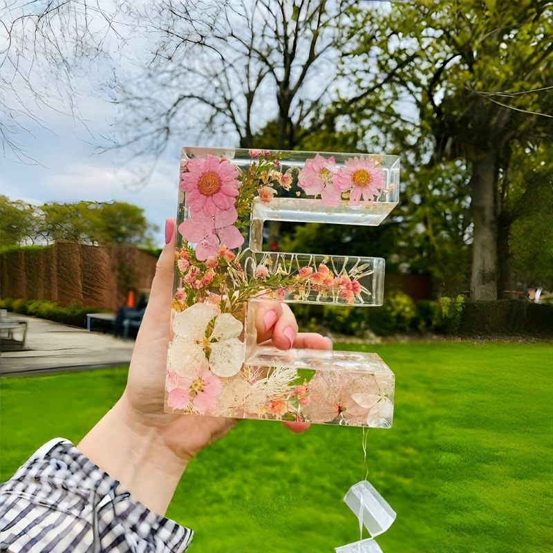 Letter S Art Craft - Cetakan Silikon Besar untuk Membuat Huruf,