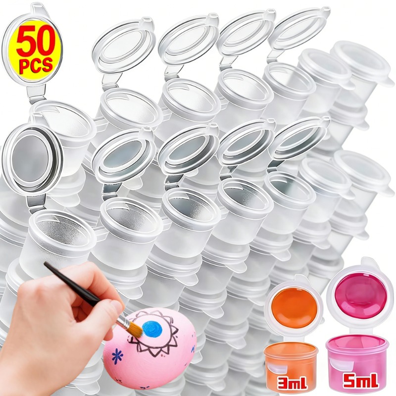 Art And Craft With Paint - 10/30/50 Buah Pot Cat Kosong Cangkir