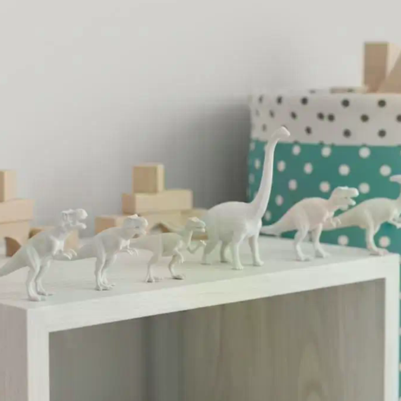 Dinosaur And Craft - Set Mainan Dinosaurus Putih 1 Model