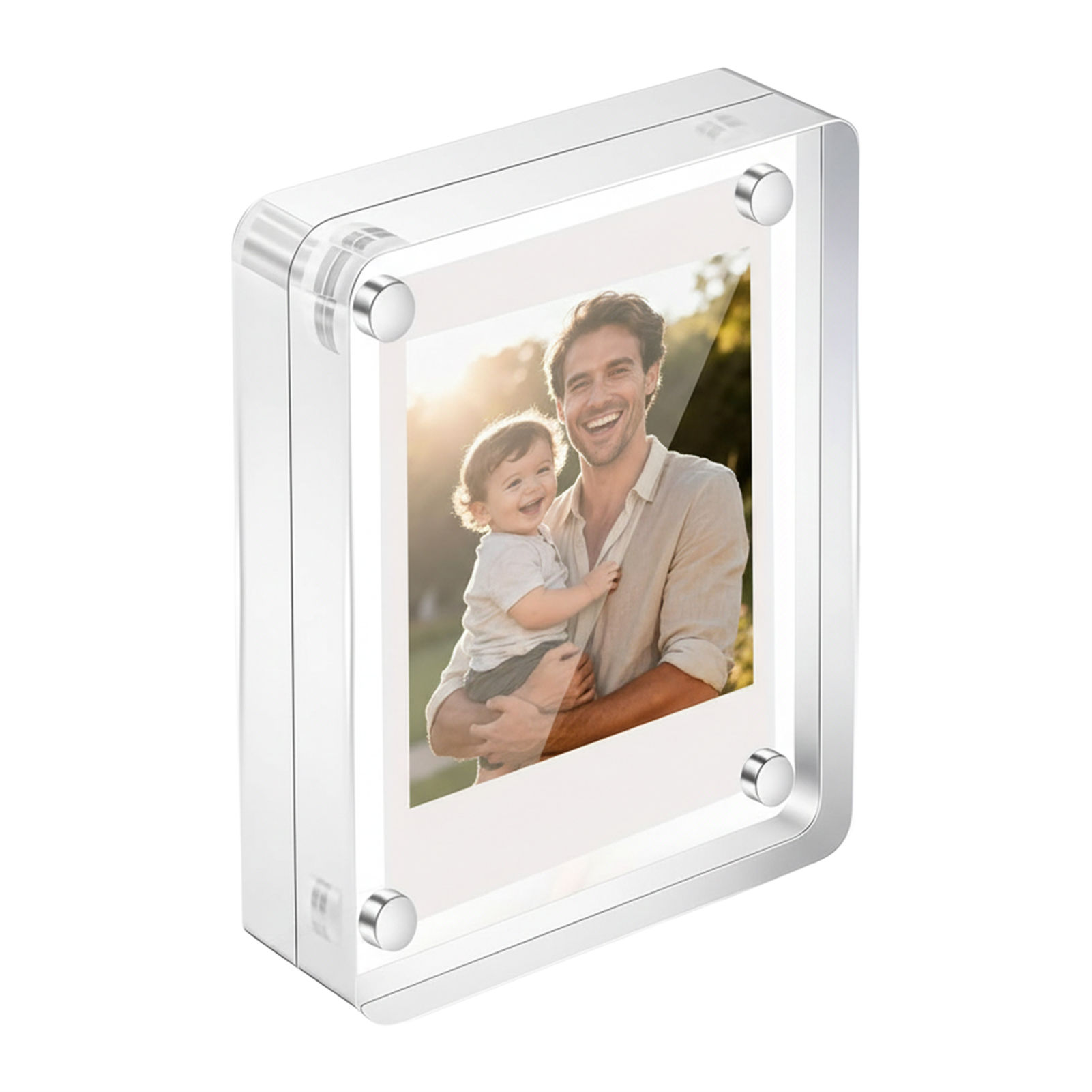 Art Craft Display - Bingkai Foto Akrilik Magnetik 2.5x3.5 Inci