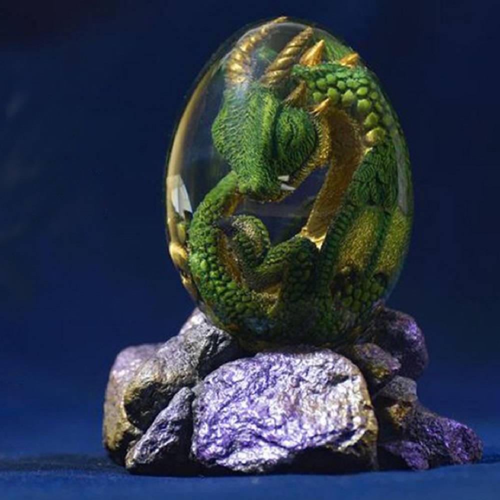 Patung telur naga Lava dengan  - Dinosaur And Craft ulasan dan harga