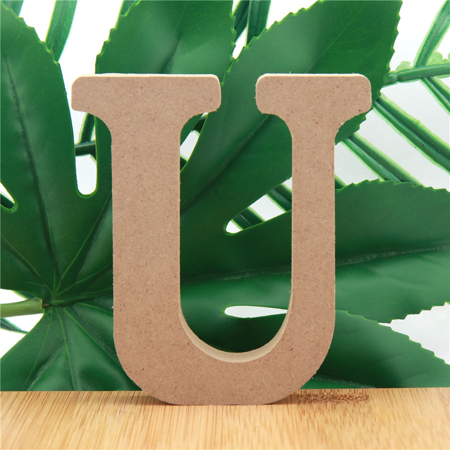 1 buah 10cm warna kayu huruf a - Letter S Art Craft ulasan dan harga