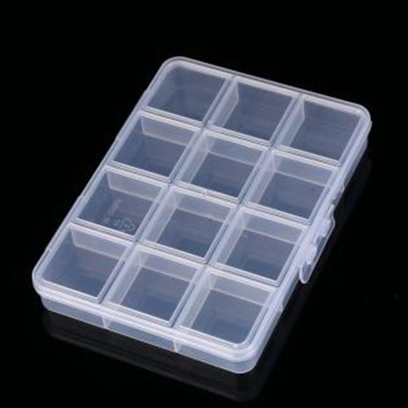 1 buah wadah manik-manik plast - Art Craft Display ulasan dan harga