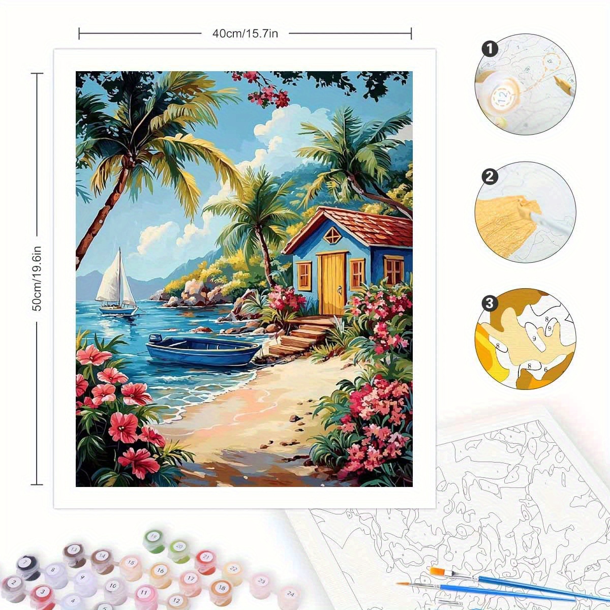Kit Lukis dengan Angka untuk D - Letter S Art Craft ulasan dan harga