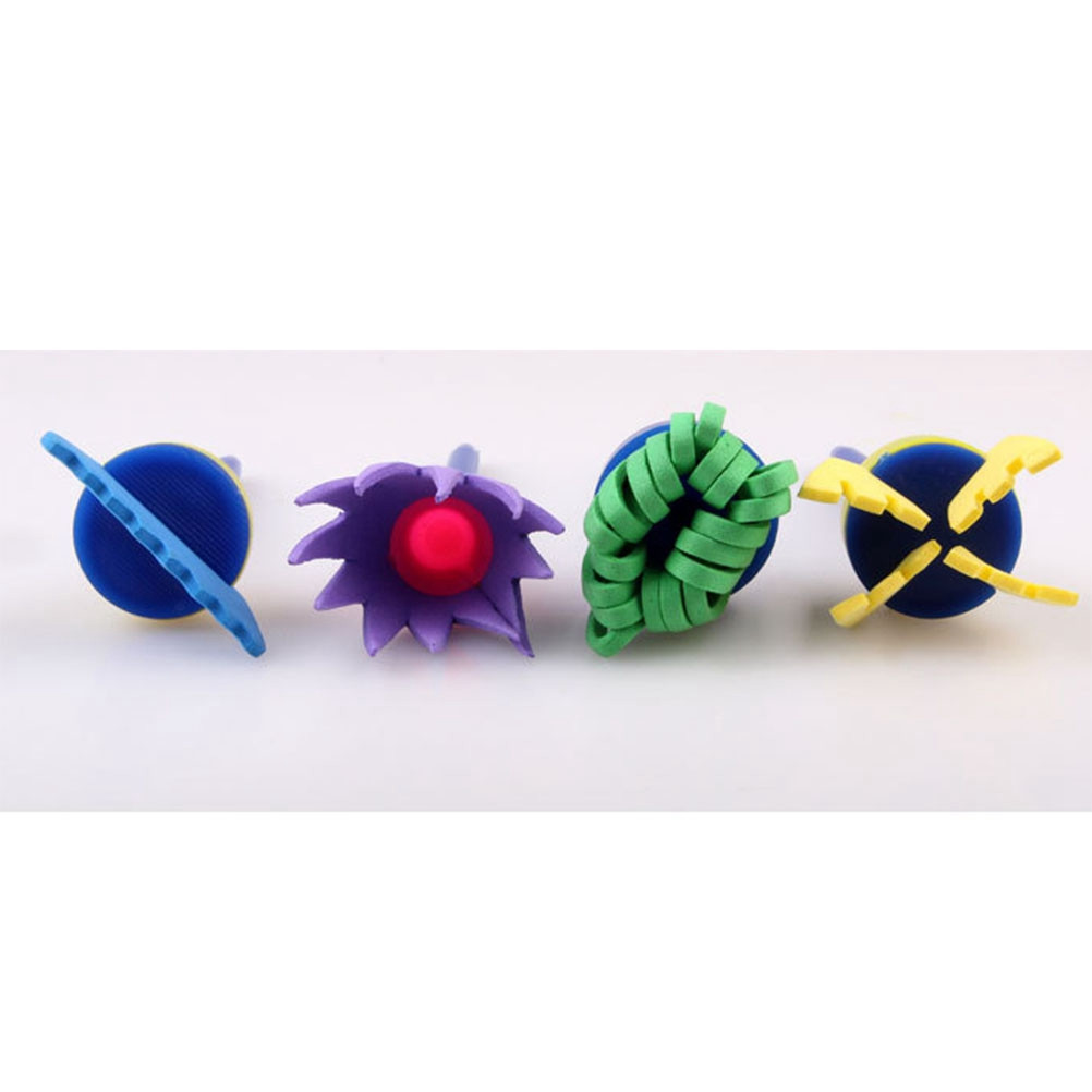 4Pcs Rol Cat Spons dengan Pega - Art And Craft With Paint ulasan dan harga