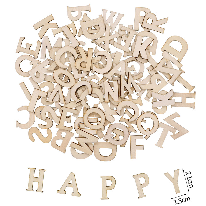 100pcs Kayu Alfabet Bahasa Ing - Letter S Art Craft ulasan dan harga