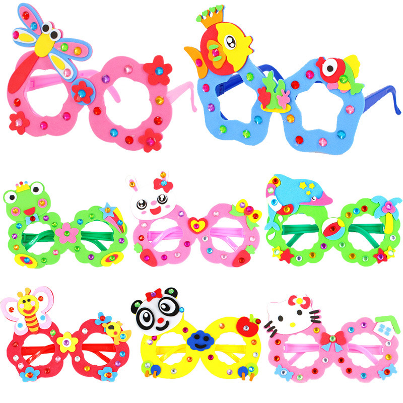 Kacamata anak-anak DIY EVA bin - Art Craft Glasses Frames ulasan dan harga