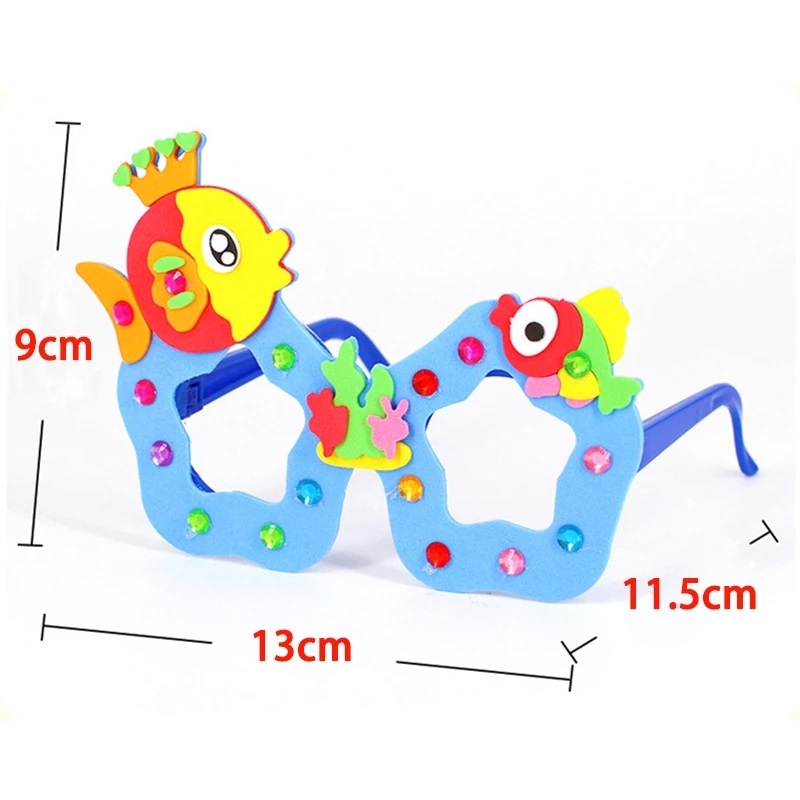 Kacamata anak-anak DIY EVA bin - Art Craft Glasses Frames ulasan dan harga