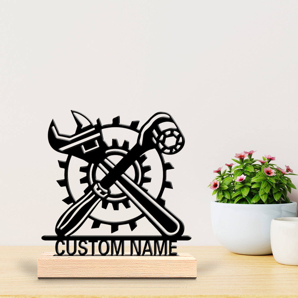 1 buah Patung Logam Bentuk Kun - Letter S Art Craft ulasan dan harga