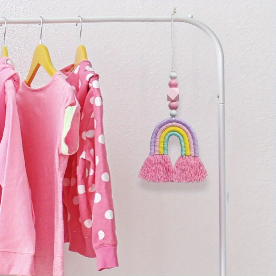 Lonceng Angin Pelangi Anyaman  - Art And Craft For Nursery ulasan dan harga