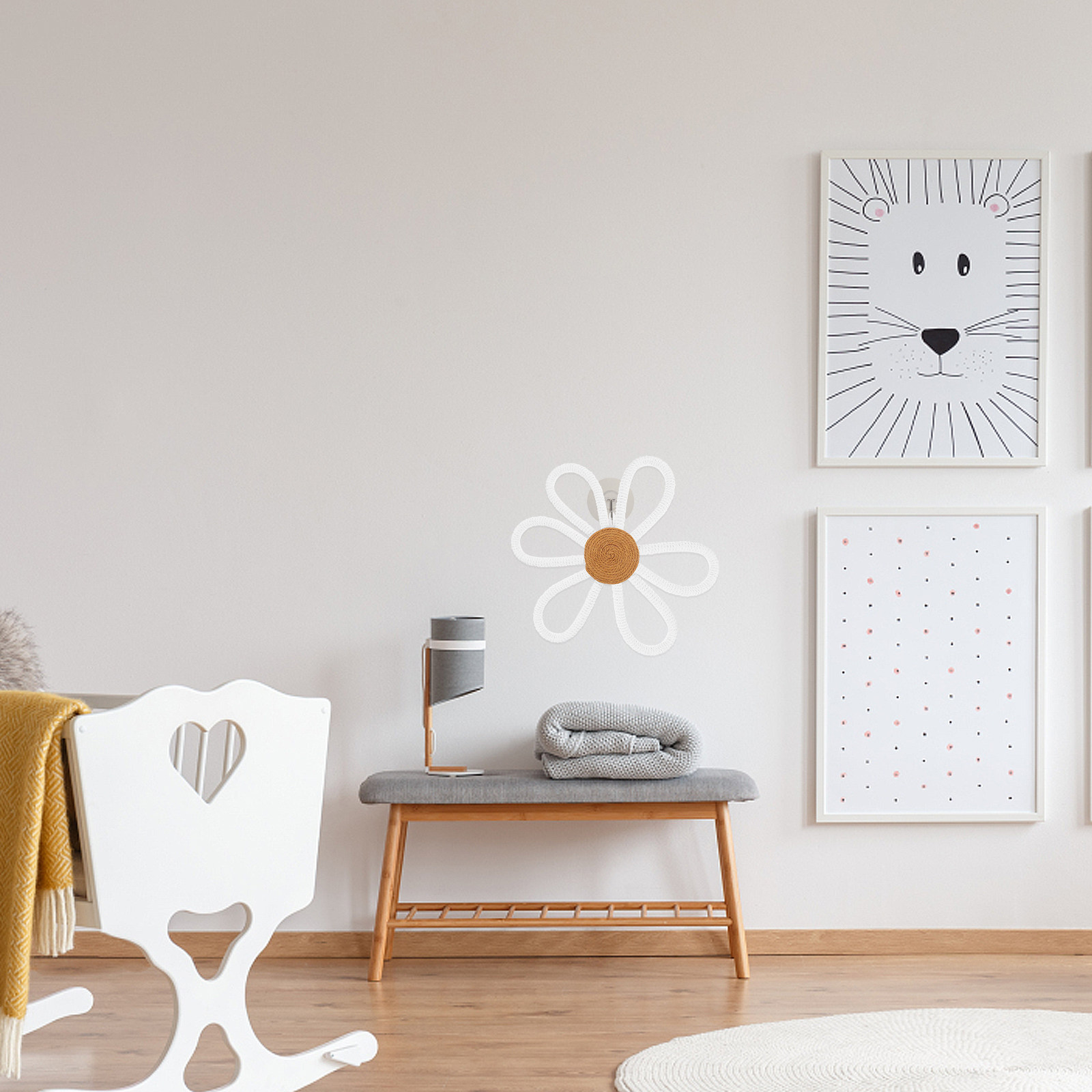 Dekorasi Dinding Anyaman Bunga - Art And Craft For Nursery ulasan dan harga