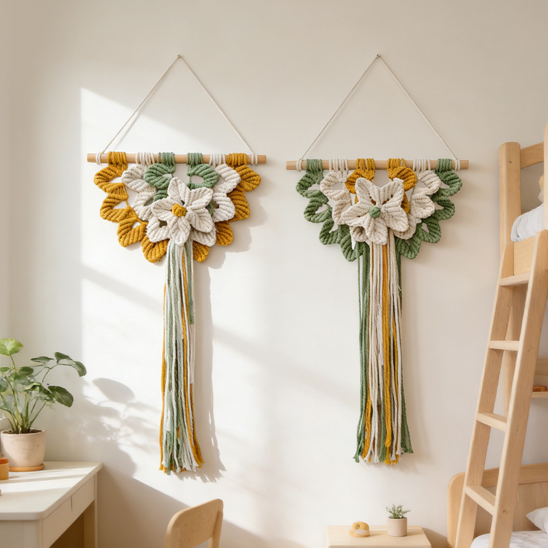 Hiasan Dinding Tenun Boho Geom - Art And Craft For Nursery ulasan dan harga