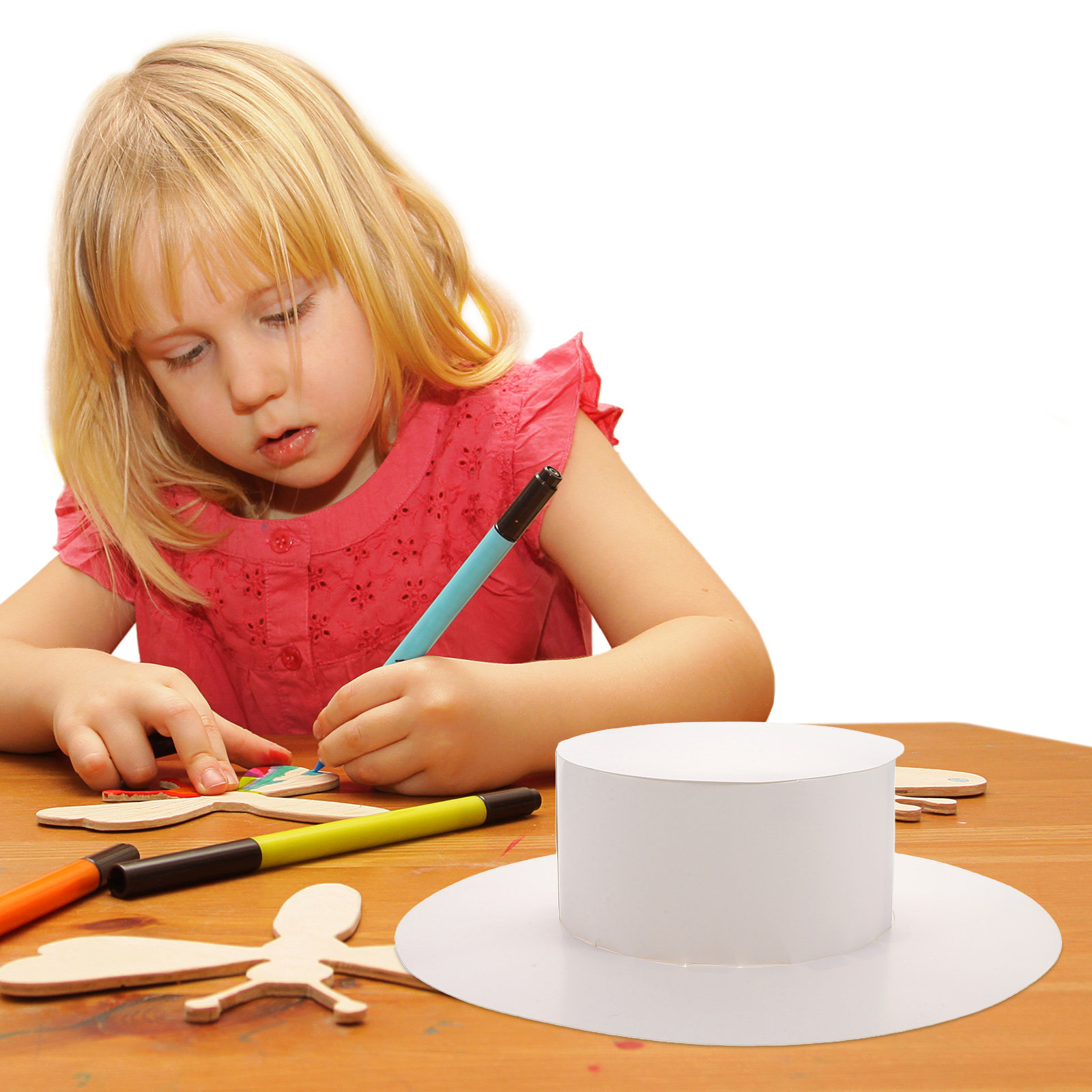 5 Buah Topi Kertas Anak Polos  - Art Craft Hat ulasan dan harga